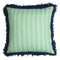 'Annette' Embroidered Cushion | Jade by Sage and Clare. Australian Art Prints and Homewares. Green Door Decor. www.greendoordecor.com.au