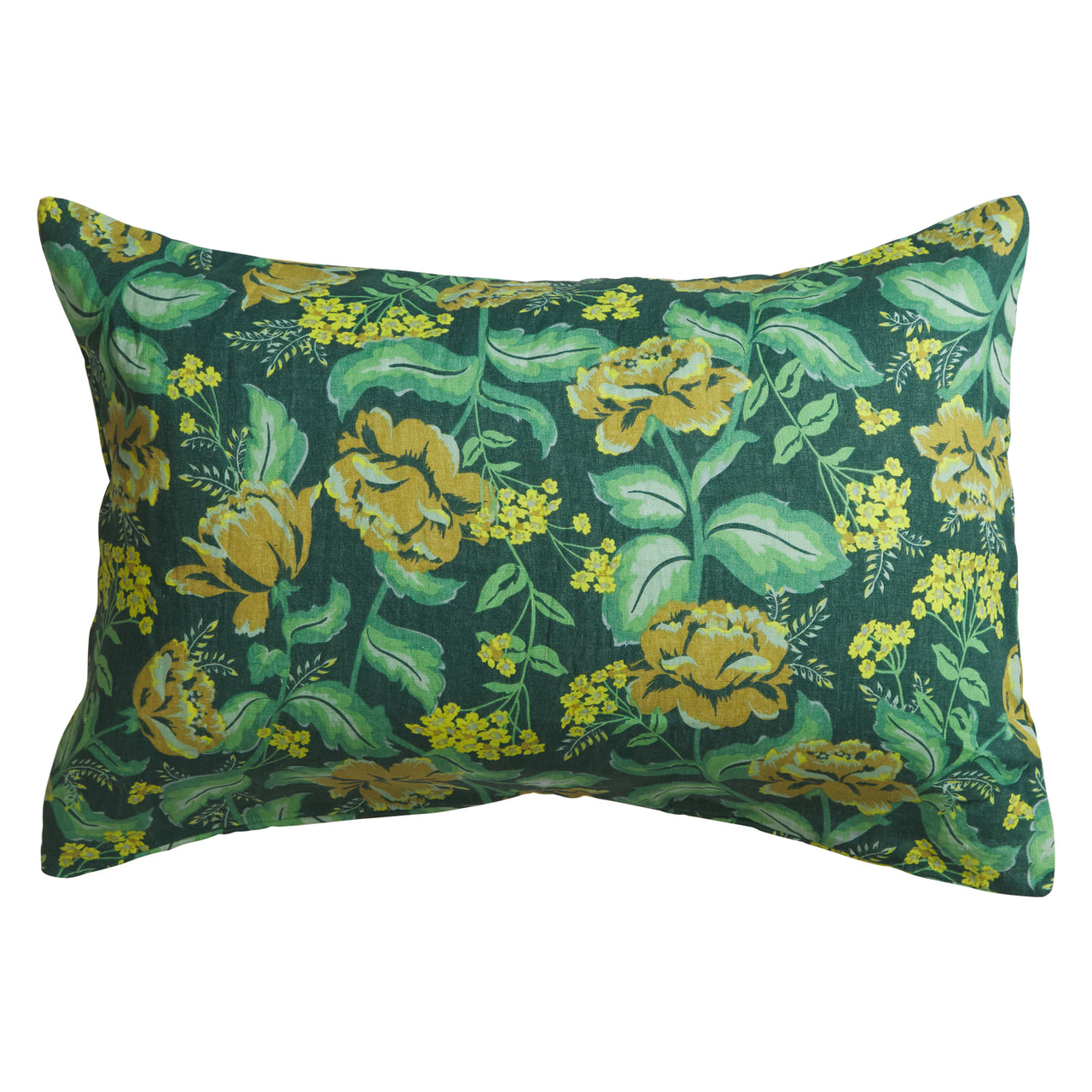 'Margot' Linen Standard Pillowcase Set by Sage and Clare. Australian Art Prints and Homewares. Green Door Decor. www.greendoordecor.com.au