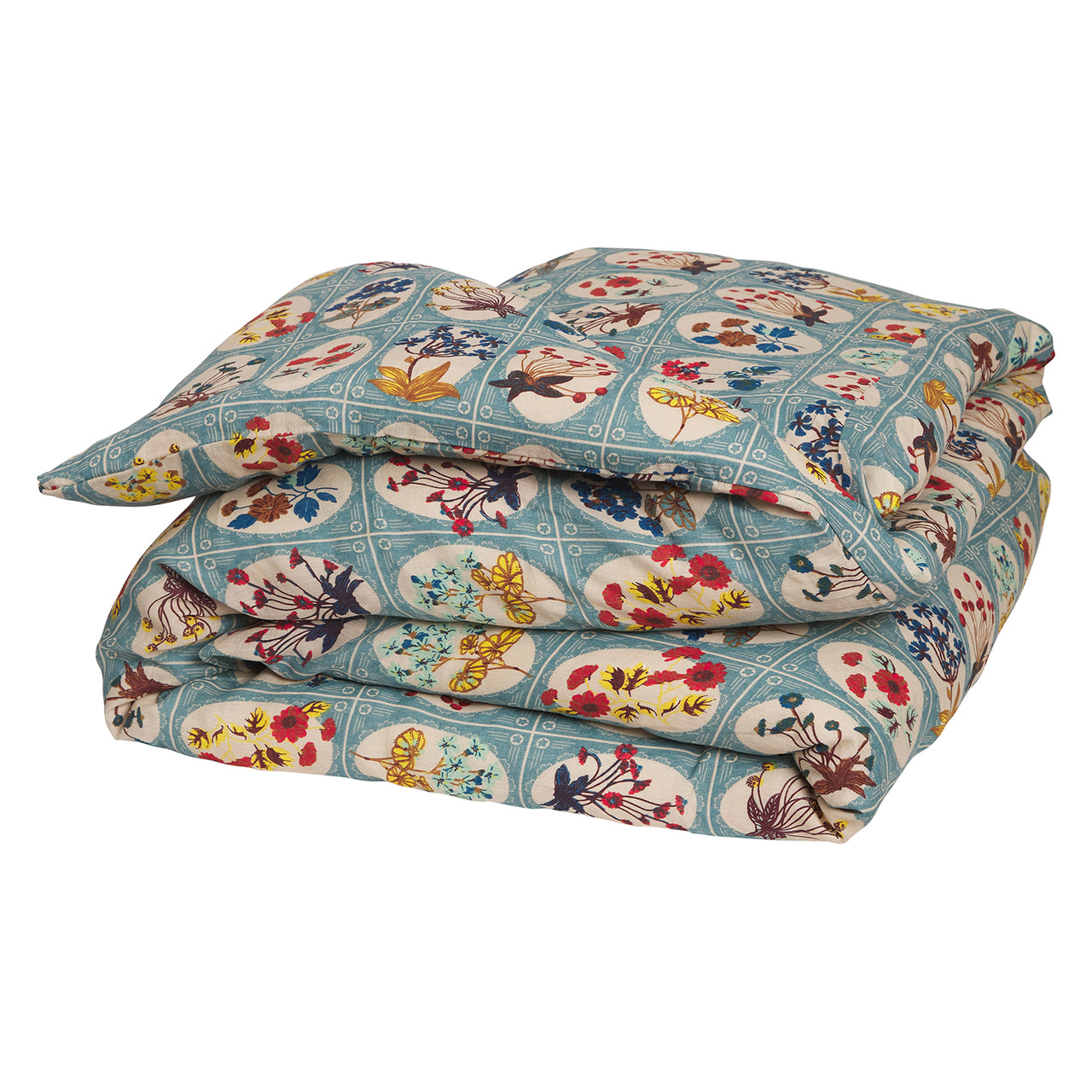 'Gigi' Linen King Quilt Cover by Sage and Clare. Australian Art Prints and Homewares. Green Door Decor. www.greendoordecor.com.au