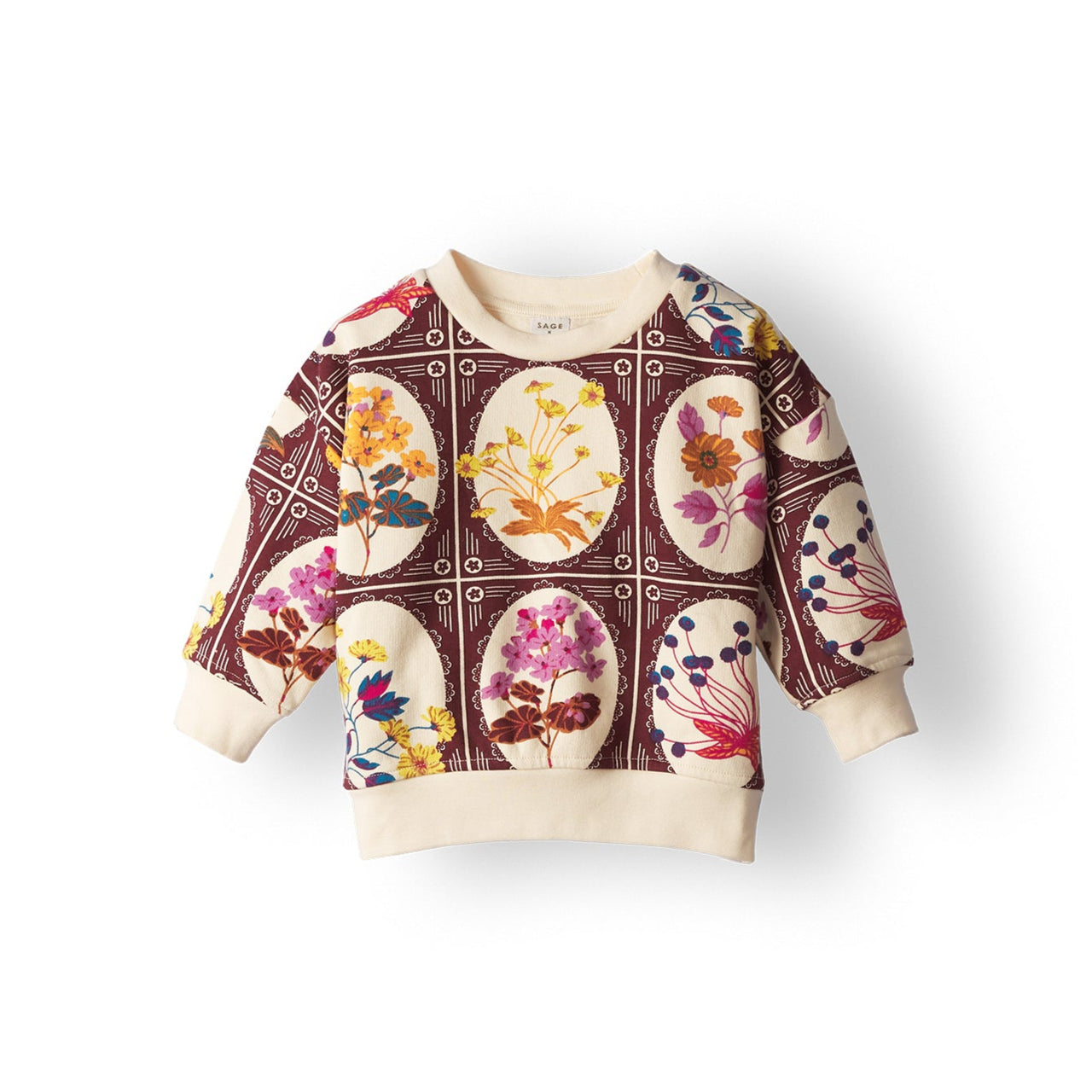 'Gigi' Kids Sweater by Sage and Clare. Australian Art Prints and Homewares. Green Door Decor. www.greendoordecor.com.au