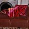 'Neoma' Shag Cushion | Aperol by Sage and Clare. Australian Art Prints and Homewares. Green Door Decor. www.greendoordecor.com.au