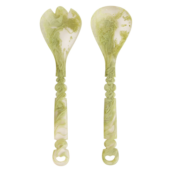 'Wilkie' Salad Servers | Pistachio by Sage and Clare. Australian Art Prints and Homewares. Green Door Decor. www.greendoordecor.com.au