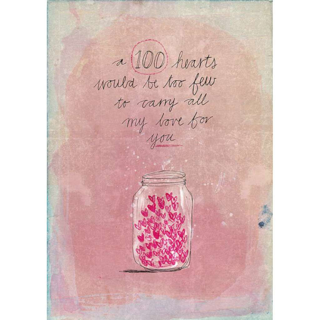 100 Hearts, by Paula Mills. Australian Art Prints. Green Door Decor.  www.greendoordecor.com.au