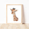 Baby Giraffe Print by Cassie Zaccardo. Australian Art Prints and Homewares. Green Door Decor. www.greendoordecor.com.au