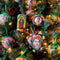 'Mexican Folklore' Bauble Set by La La Land. Australian Art Prints and Homewares. Green Door Decor. www.greendoordecor.com.au