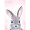 Billie the Bunny print, by My Hidden Forest. Australian Art Prints. Green Door Decor.  www.greendoordecor.com.au