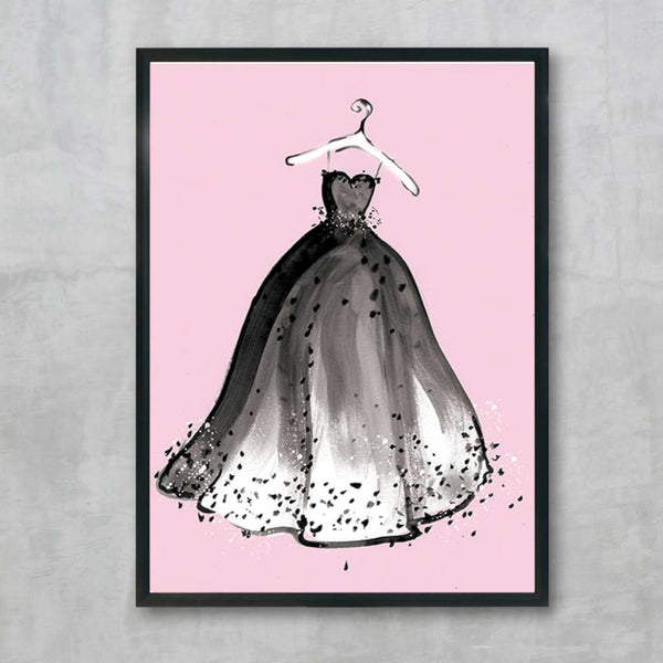 Black Dress Series 2 Pink