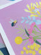 Blue Banded Bee | Limited Edition Print by Claire Ishino. Australian Art Prints and Homewares. Green Door Decor. www.greendoordecor.com.au