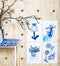 Blue Pot Print - unframed - by Paula Mills Art. Australian Art Prints. Green Door Decor. www.greendoordecor.com.au