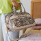 Bon Voyage Weekender Bag | Zebra by Bon Maxie. Australian Art Prints and Homewares. Green Door Decor. www.greendoordecor.com.au.