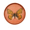 Butterfly Rust Tray by Bonnie and Neil. Australian Art Prints and Homewares. Green Door Decor. www.greendoordecor.com.au