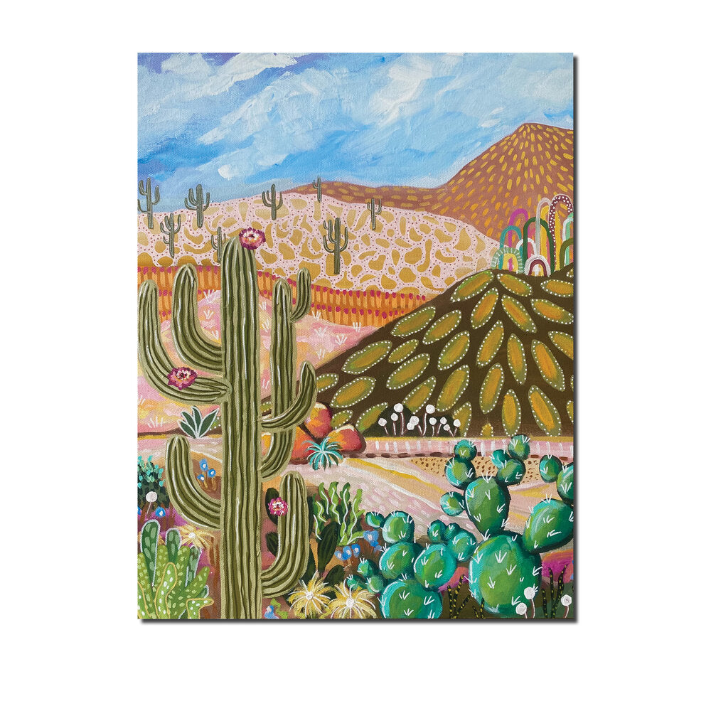 'Cactus Valley' Print | Daniela Fowler Art | Green Door Decor | Art Prints