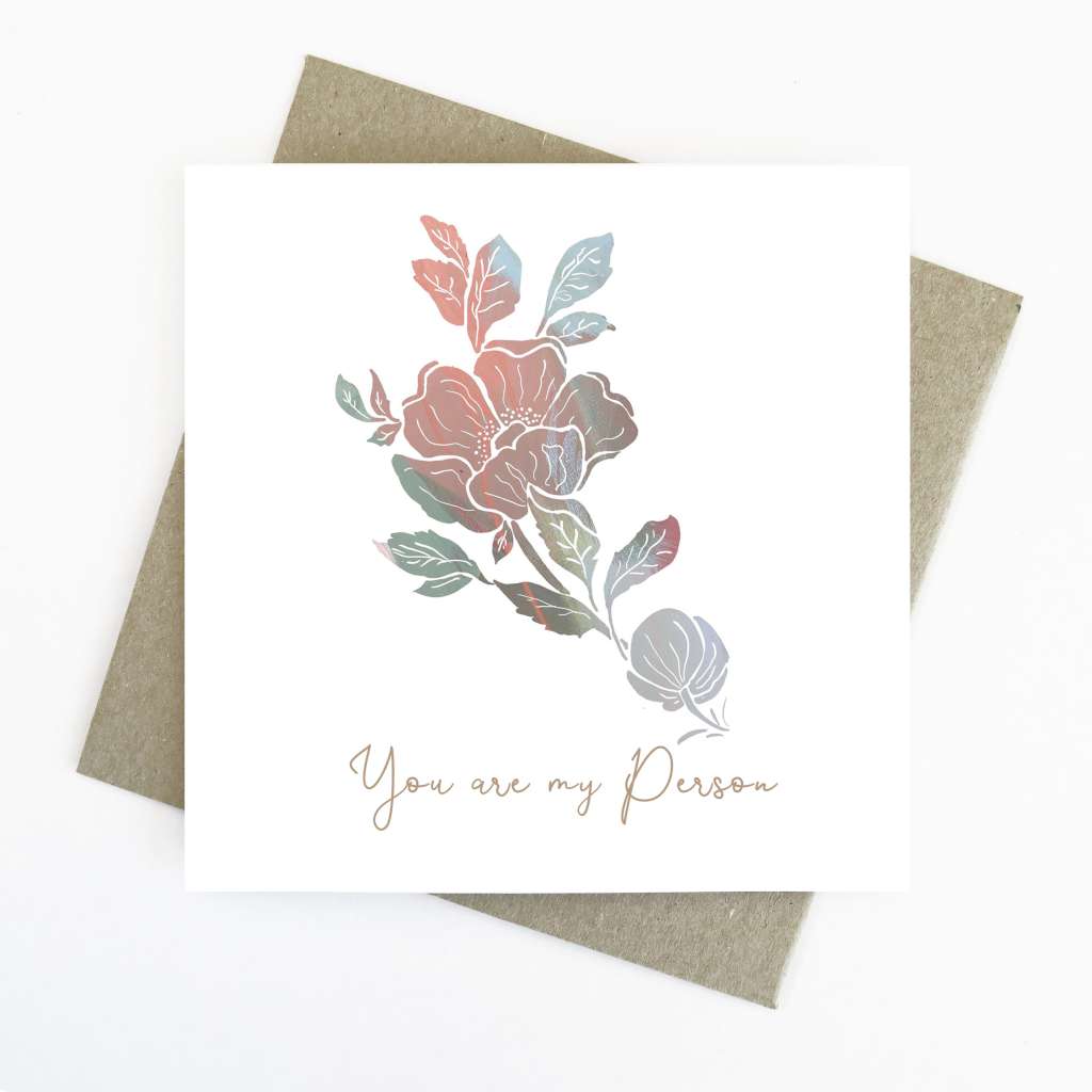 Cassie Zaccardo Wildflower Greeting Card - You Are My Person