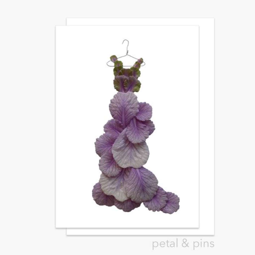 Petal & Pins Card - Anniversary Gown