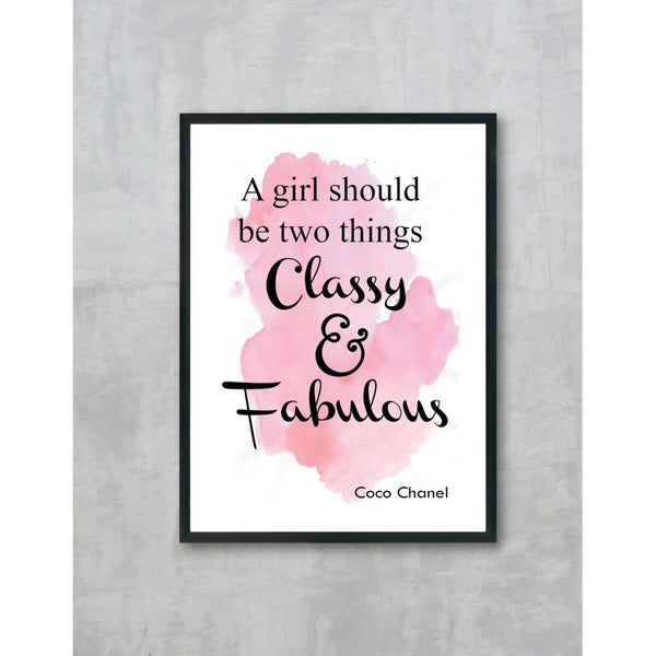 Classy & Fabulous - Pink print, by Susan Kerian Fashion Illustrator. Australian Art Prints. Green Door Decor. www.greendoordecor.com.au