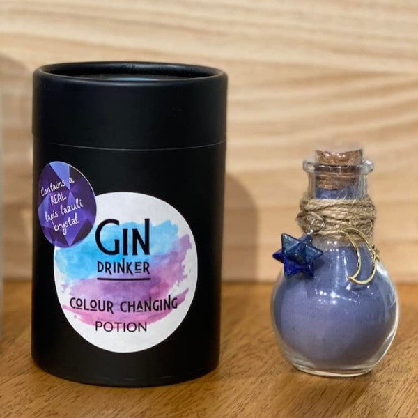 Colour Changing Potion | Gin Drinker by Darling Juniper. Australian Art Prints and Homewares. Green Door Decor. www.greendoordecor.com.au