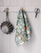 Linen Tea Towel | Cranes by Bespoke Letterpress. Australian Art Prints and Homewares. Green Door Decor. www.greendoordecor.com.au.
