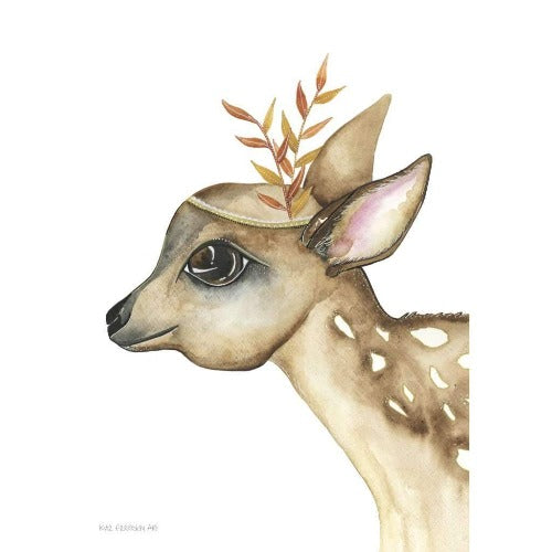 Daphne the Deer Print by Kylie Ferriday. Australian Art Prints and Homewares. Green Door Decor. www.greendoordecor.com.au