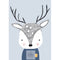 Douglas the Deer print, by My Hidden Forest. Australian Art Prints. Green Door Decor.  www.greendoordecor.com.au
