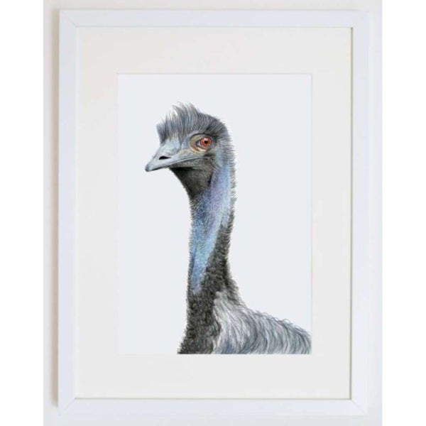 Earl the Emu Print by For Me By Dee. Australian Art Prints and Homewares. Green Door Decor. www.greendoordecor.com.au
