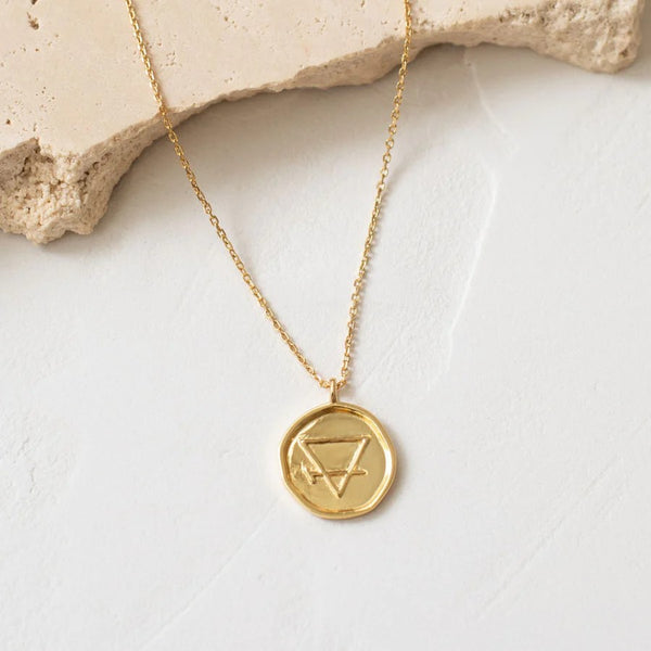 'Earth' Elements Necklace Sun Soul Jewellery Green Door Decor