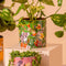Medium Exotic Paradiso Pot Planter by La la Land. Australian Art Prints and Homewares. Green Door Decor. www.greendoordecor.com.au
