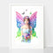 Framed - Mystic Fairy by Earthdrawn Studio. Australian Art Prints and Homewares. Green Door Decor. www.greendoordecor.com.au