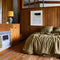 Linen Flat Sheet - Moss by Sage and Clare. Australian Art Prints and Homewares. Green Door Decor. www.greendoordecor.com.au