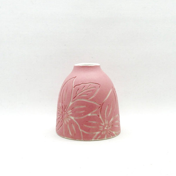 Pink Floral Bud Vase #2 by Tania Vrancic. Australian Art Prints and Homewares. Green Door Decor. www.greendoordecor.com.au
