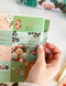 'Floral Fields' Christmas Stickers | 45 Pack by Bespoke Letterpress. Australian Art Prints and Homewares. Green Door Decor. www.greendoordecor.com.au