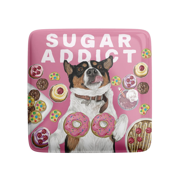 Fridge Magnet | Sugar Addict by La La Land. Australian Art Prints and Homewares. Green Door Decor. www.greendoordecor.com.au.