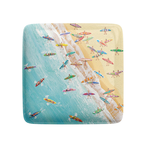 Fridge Magnet | Surfers Paradise by La La Land. Australian Art Prints and Homewares. Green Door Decor. www.greendoordecor.com.au.