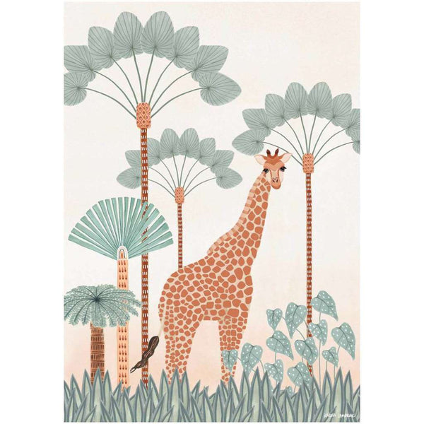 Gala Giraffe, by Karina Jambrak. Australian Art Prints and Homewares. Green Door Decor. www.greendoordecor.com.au