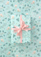 Gift Wrap | Enchanted Forest Seafoam by Green Door Decor. Australian Art Prints and Homewares. Green Door Decor. www.greendoordecor.com.au