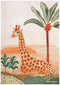 Gigi the Giraffe Fine Art Print - unframed - by Karina Jambrak. Australian Art Prints. Green Door Decor. www.greendoordecor.com.au