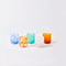 Glass Tumbler (Set of 2) | Dots Orange by Bonnie and Neil. Australian Art Prints and Homewares. Green Door Decor. www.greendoordecor.com.au