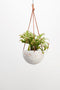 Hanging Pot - Large - White Terrazzo by Capra Designs. Australian Art Prints and Homewares. Green Door Decor. www.greendoordecor.com.au