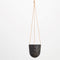 Hanging Pot - Small - Black Terrazzo by Capra Designs. Australian Art Prints and Homewares. Green Door Decor. www.greendoordecor.com.au