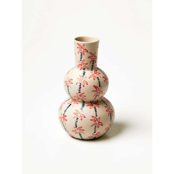 Happy Vase |  Palm Tree Beige by Jones and Co. Australian Art Prints and Homewares. Green Door Decor. www.greendoordecor.com.au