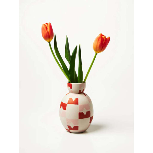 Happy Vase | Peg Pink by Jones and Co. Australian Art Prints and Homewares. Green Door Decor. www.greendoordecor.com.au