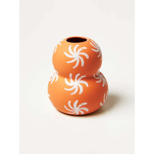 Happy Vase | Swirl Orange by Jones and Co.. Australian Art Prints and Homewares. Green Door Decor. www.greendoordecor.com.au