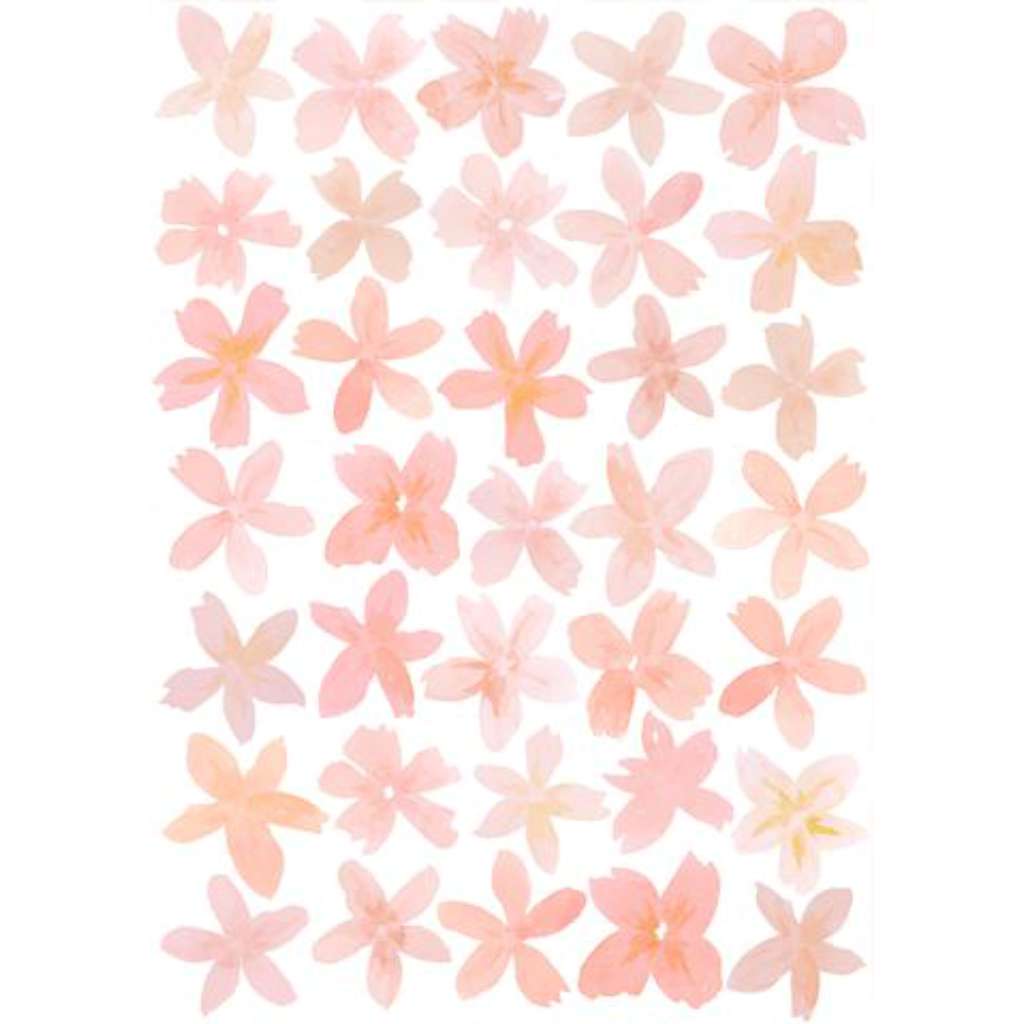 Wall Stickers - Happy Flowers Pink, by Sailah Lane. Australian Art Prints and Homewares. Green Door Decor. www.greendoordecor.com.au