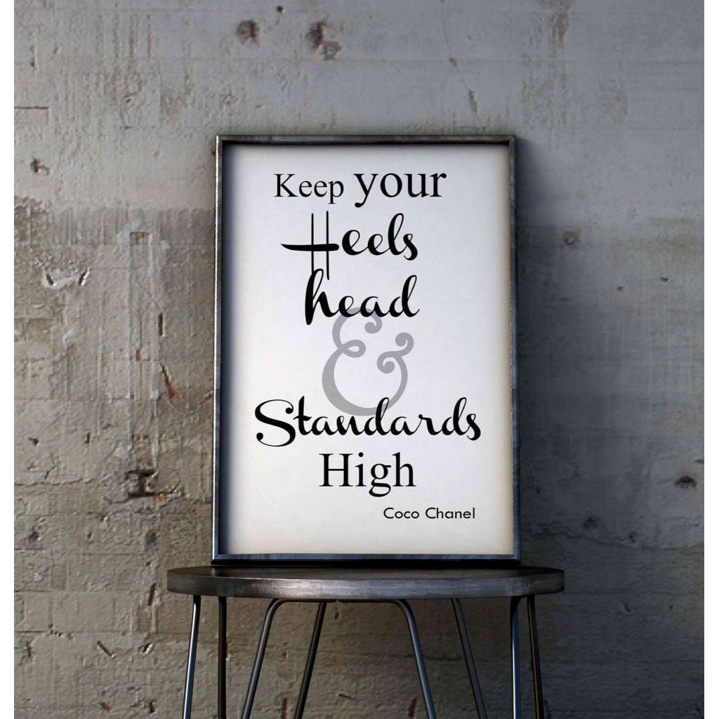 Heels Head & Standards High 2, by Susan Kerian Fashion Illustrator. Australian Art Prints. Green Door Decor.  www.greendoordecor.com.au