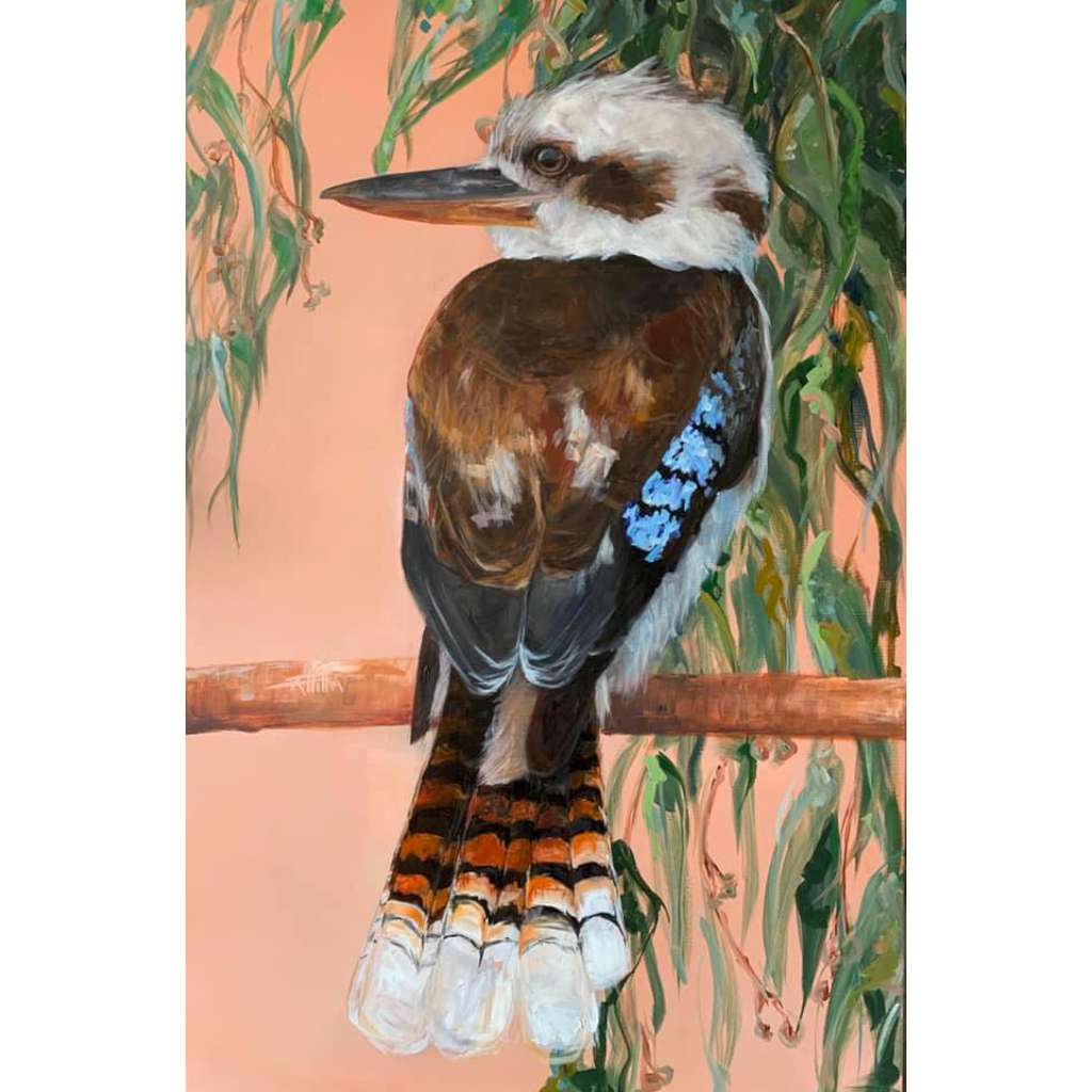 Kookaburra print - Flora & Fauna Series by Bexart, Australian Art Prints. Green Door Decor.  www.greendoordecor.com.au