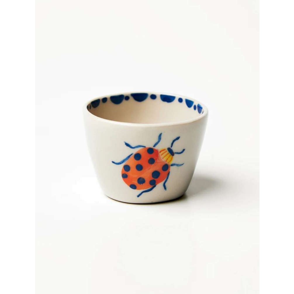 Lady Bug Cup Orange | Mini by Jones and Co. Australian Art Prints and Homewares. Green Door Decor. www.greendoordecor.com.au