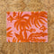 Leafy Rust Bath Mat by Bonnie and Neil. Australian Art Prints and Homewares. Green Door Decor. www.greendoordecor.com.au