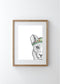 Lenny the Lion Cub with Foliage Crown brown frame, by Dots by Donna. Australian Art Prints. Green Door Decor. www.greendoordecor.com.au