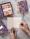 Wondergarden Lilac Greeting Card Boxset - 10 Pack. Australian Art Prints and Homewares. Green Door Decor. www.greendoordecor.com.au