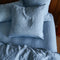 Linen Euro Pillowcase Set | Chambray by Sage Clare. Australian Art Prints and Homewares. Green Door Decor. www.greendoordecor.com.au
