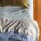 Linen Flat Sheet King | Moss Stripe by Sage and Clare. Australian Art Prints and Homewares. Green Door Decor. www.greendoordecor.com.au